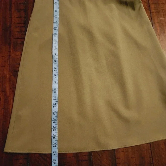 Nanette Lepore women's Keyhole Fit and Flare Olive Dress size 6 NWT - Picture 9 of 13